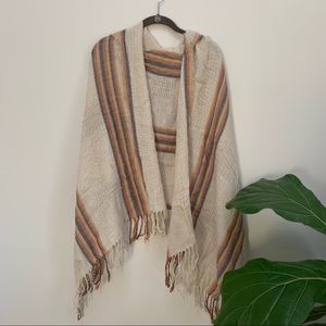 Free People hooded shawl